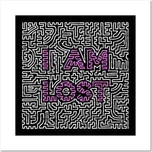 I AM LOST - In the Dark Posters and Art